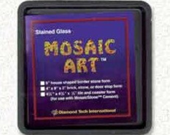 4'' Sq. Mosaic Coaster/Tile Form | Stained Glass Supplies | Stained Glass Mosaic | Mosaic Tools