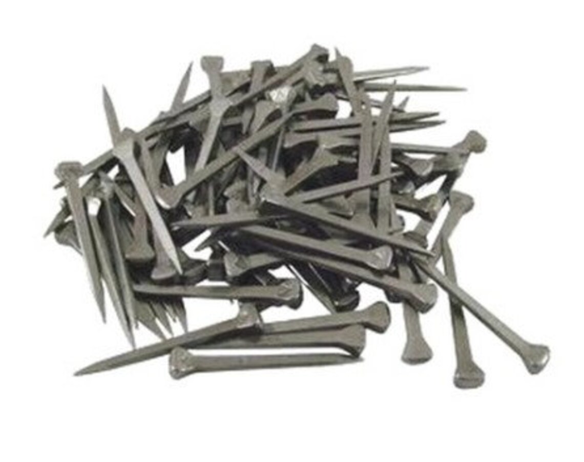 Horseshoe Nails Box of 100 Stained Glass Supplies Lead Working Tools Etsy