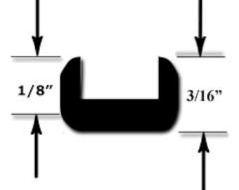 1/8&quot; U Round, 1/8&quot; U Flat or 1/8&quot; H Round Lead Came Border 4 ft Length | Stained Glass Supplies | Leadworking Supplies