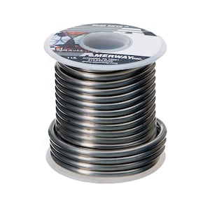 Amerway 50/50 Solder 1LB Roll | Stained Glass Supplies | NOT FOR JEWELRY contains lead | 50% Tin 50 Lead