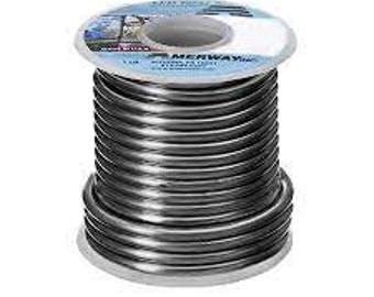 Amerway 63/37 Decorative Solder 1LB Roll | Stained Glass Supplies | NOT FOR JEWELRY contains lead | 63% Tin 37 Lead