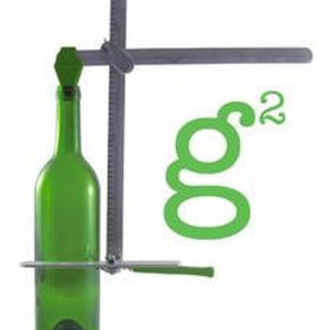 Glass Bottle Cutter deluxe Kit, Upcycle Ez-cut: Beer & Wine Bottle