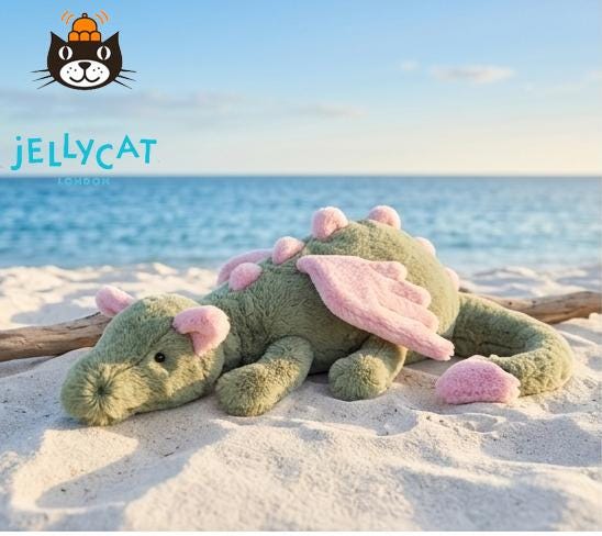 Jellycat Malachy Dragon - Etsy