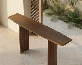 Solid Wood Console Table Minimalist Nordic Entry Table