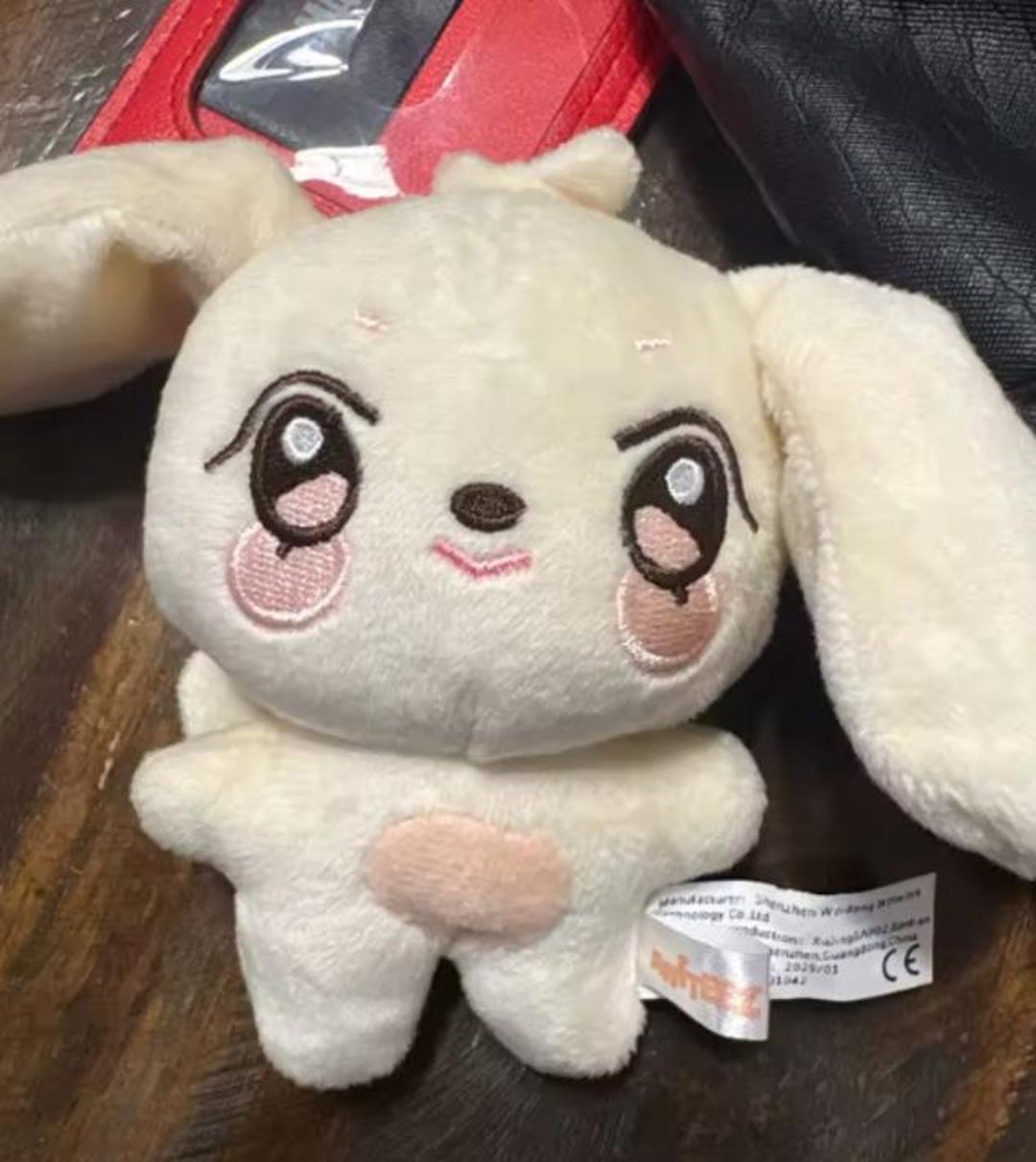 Cute Kawaii Bunny Plush Toy Soft Cream Rabbit Stuffed Animal With Big ...
