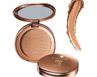 Lakme 9 to 5 Flawless Matte Complexion Compact Powder|| Apricot|| Absorbs Oil|| Conceals & Gives Radiant Skin, 8 g