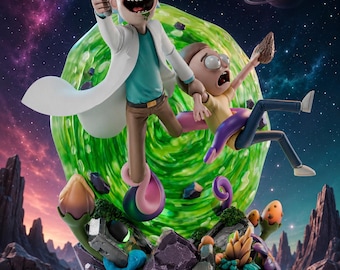 Rick y Morty / 3D / Archivo STL / Impresión 3D