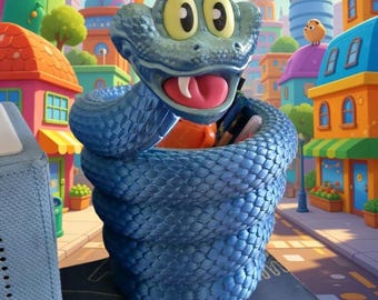 Portalápices de serpiente de Zootopia / Archivo 3D / Modelo 3D / Impresión 3D