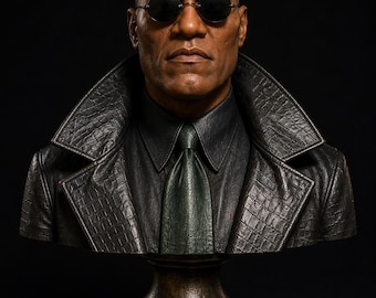 morpheus statue/buste 3d/statue 3d/fichier 3d/impression 3d /matrix