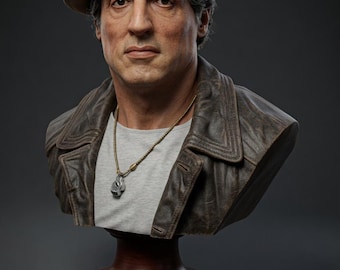 Estatua de Rocky/Busto de Rocky/Archivo STL/Archivo 3D/Archivo digital/