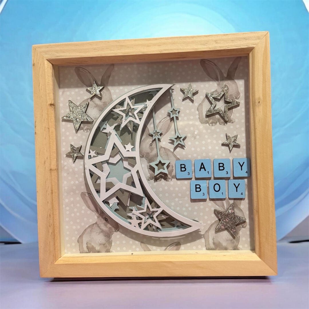 Big Box Frame Hand Made It’s a Boy It’s a Girl Large Box Frame - Etsy