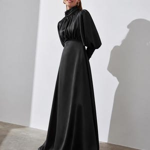 korean chic dress long Wohorb Off-Shoulder Long Sleeve Maxi Dress  Women's Y2k Bodycon Tunic with  Pleated Detail for Party & Casual Wear
