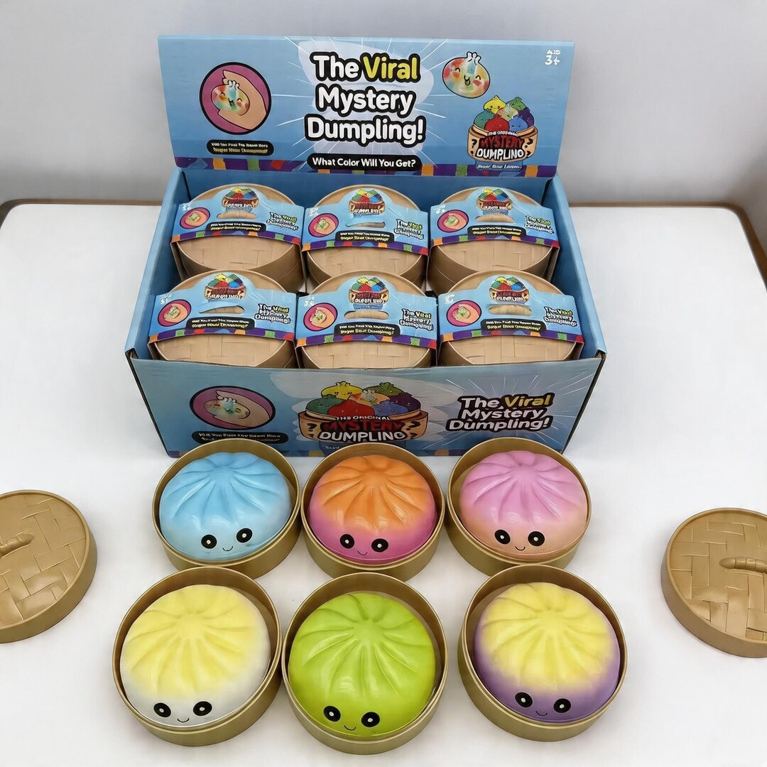 Shiny Dumpling Extrusion Box, Various Colors and Shapes of Soft ...