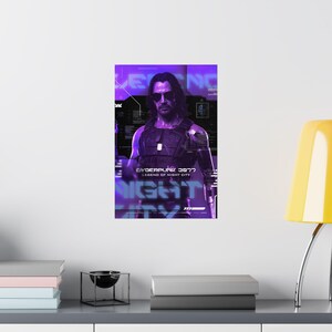 Cyberpunk 2077 | Johnny Silverhand Poster Print | 12x18 24x36 | @ralphg.designs image 7