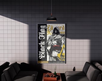 AC Black Flag  |  Pirate Gaming Poster Print | @ralphg.designs