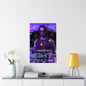 Cyberpunk 2077 | Johnny Silverhand Poster Print | 12x18 24x36 | @ralphg.designs image 8