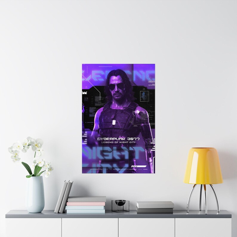 Cyberpunk 2077 | Johnny Silverhand Poster Print | 12x18 24x36 | @ralphg.designs image 8