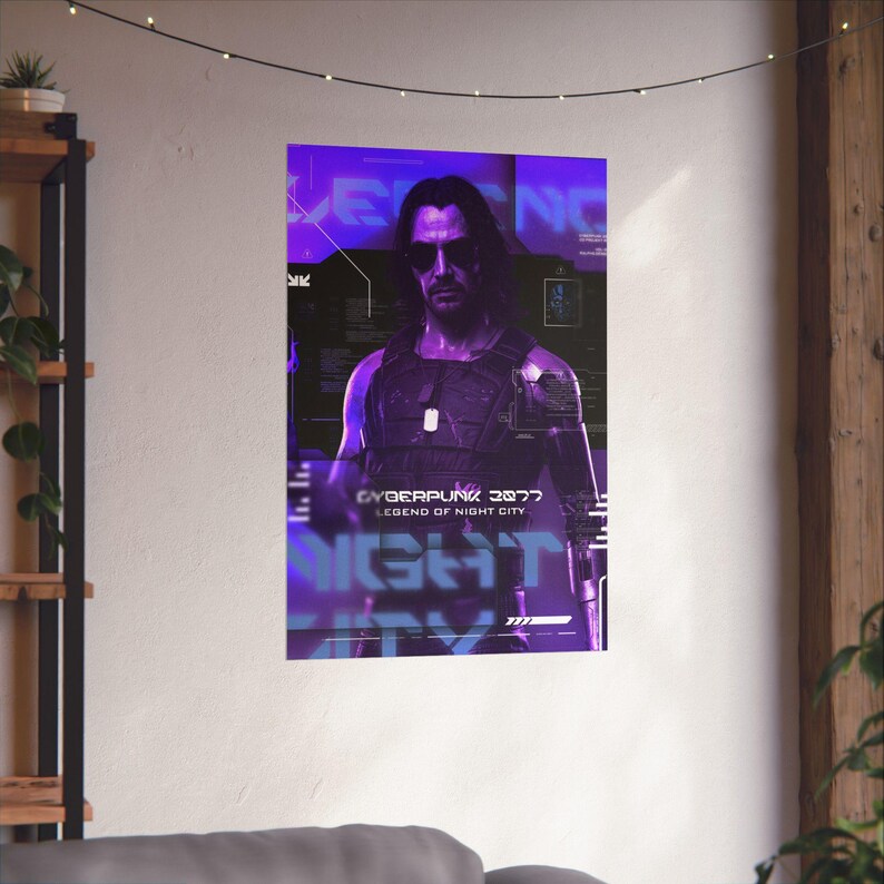 Cyberpunk 2077 | Johnny Silverhand Poster Print | 12x18 24x36 | @ralphg.designs image 6