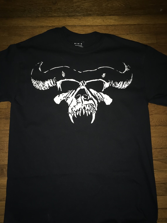 danzig skull t shirt