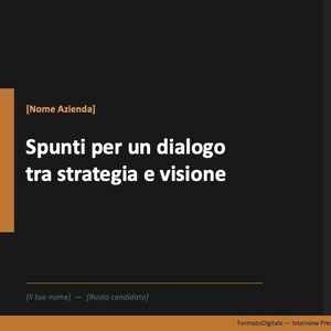 PowerPoint-Vorlage für Vorstellungsgespräche | Branchenübergreifend | Eindrucksvoll auftreten | Sofort-Download