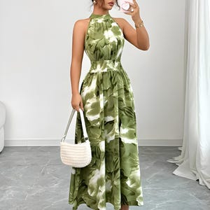 Olive Floral Dress - Etsy