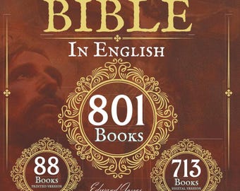 Vollständige äthiopische Bibel - Englisch, 88 Bücher, Hardcover, Enthält Apocrypha, Enoch, Jubilees & Meqabyan
