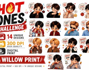 プリント＆カット BTS ステッカー、印刷可能な BTS ステッカー - 即時