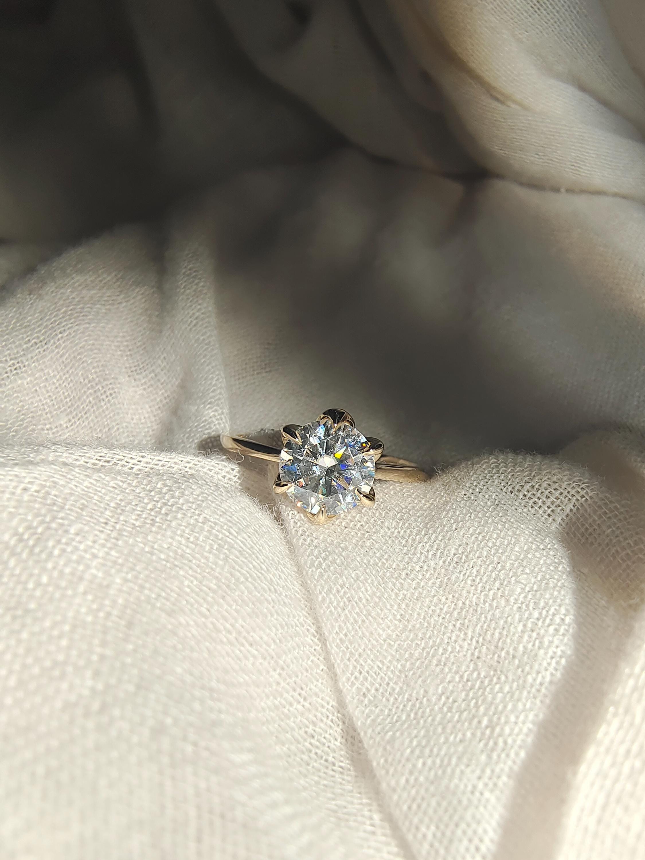 Sakura diamond ring - Etsy 日本