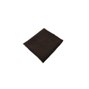 K&ouml;nnte beinhalten: Ein quadratisches St&uuml;ck dunkelbrauner Stoff, das zu einer dreieckigen Form gefaltet ist. Das Textil weist eine durchgehend dunkelbraune Farbe mit einer glatten, matten Oberfl&auml;che und einer sichtbaren Webstruktur auf, pr&auml;sentiert vor einem wei&szlig;en Hintergrund.