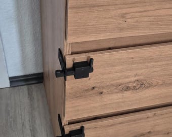 Veiligheidssloten voor lades, geschikt voor katten en kinderen | 3D-geprinte kastsloten | Bescherming tegen het openen van deuren door katten en baby's