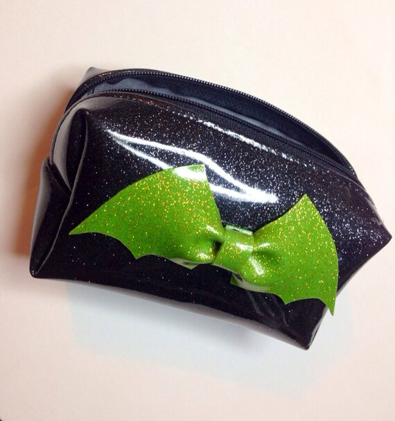 Items similar to Bat Make up storage bag , pouch on Etsy