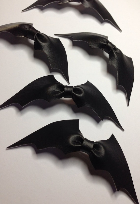 Mens Halloween Spooky Black Bats Necktie Tie Neckwear