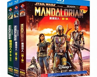 The Mandalorian Stagioni 1-3 in inglese, cofanetto da 6 dischi