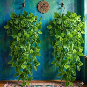 hanging potted plant Hoya Tri-color Variegata in Hanging Basket main image 0