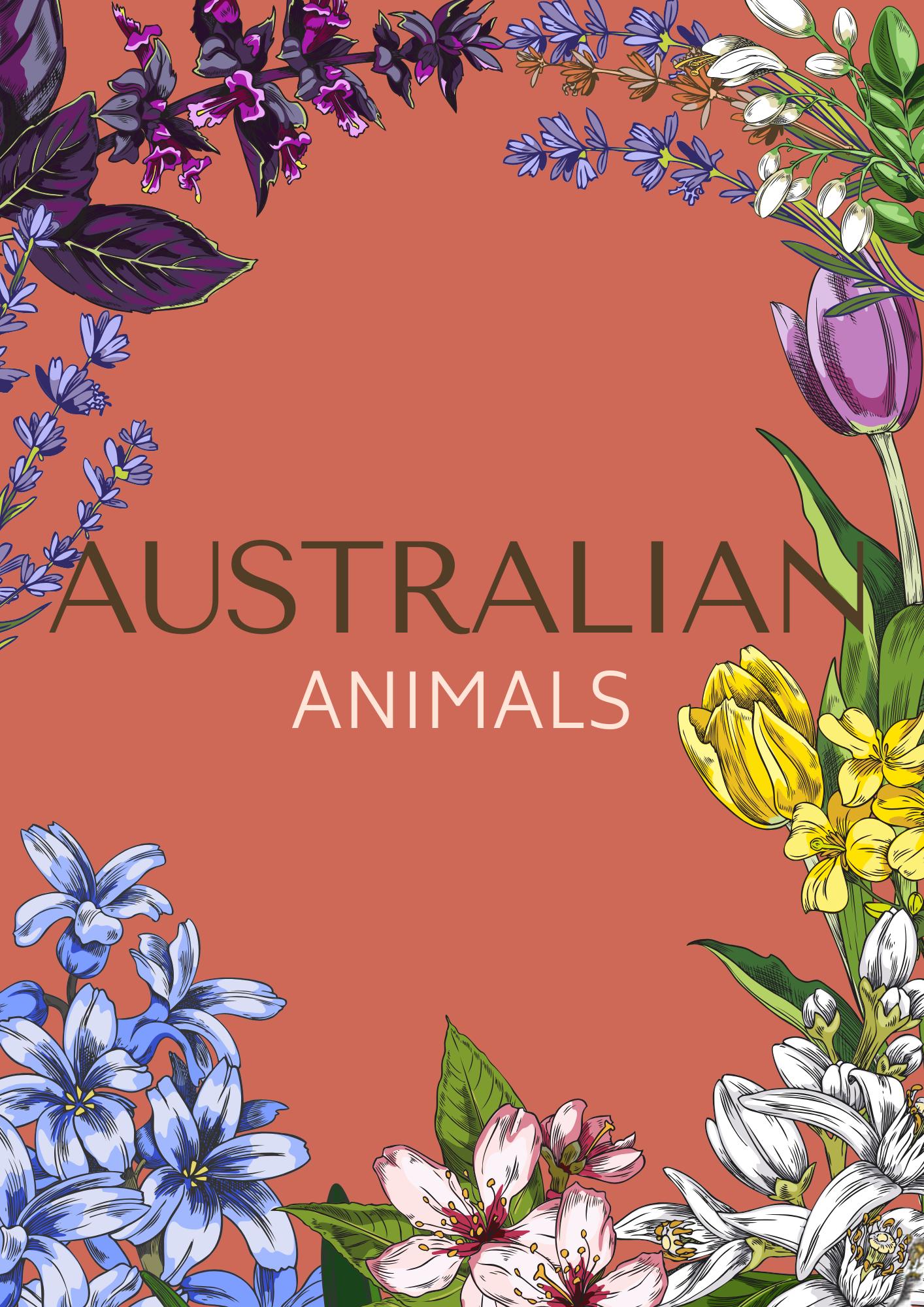 Australian Animals Colouring Book - Etsy Australia
