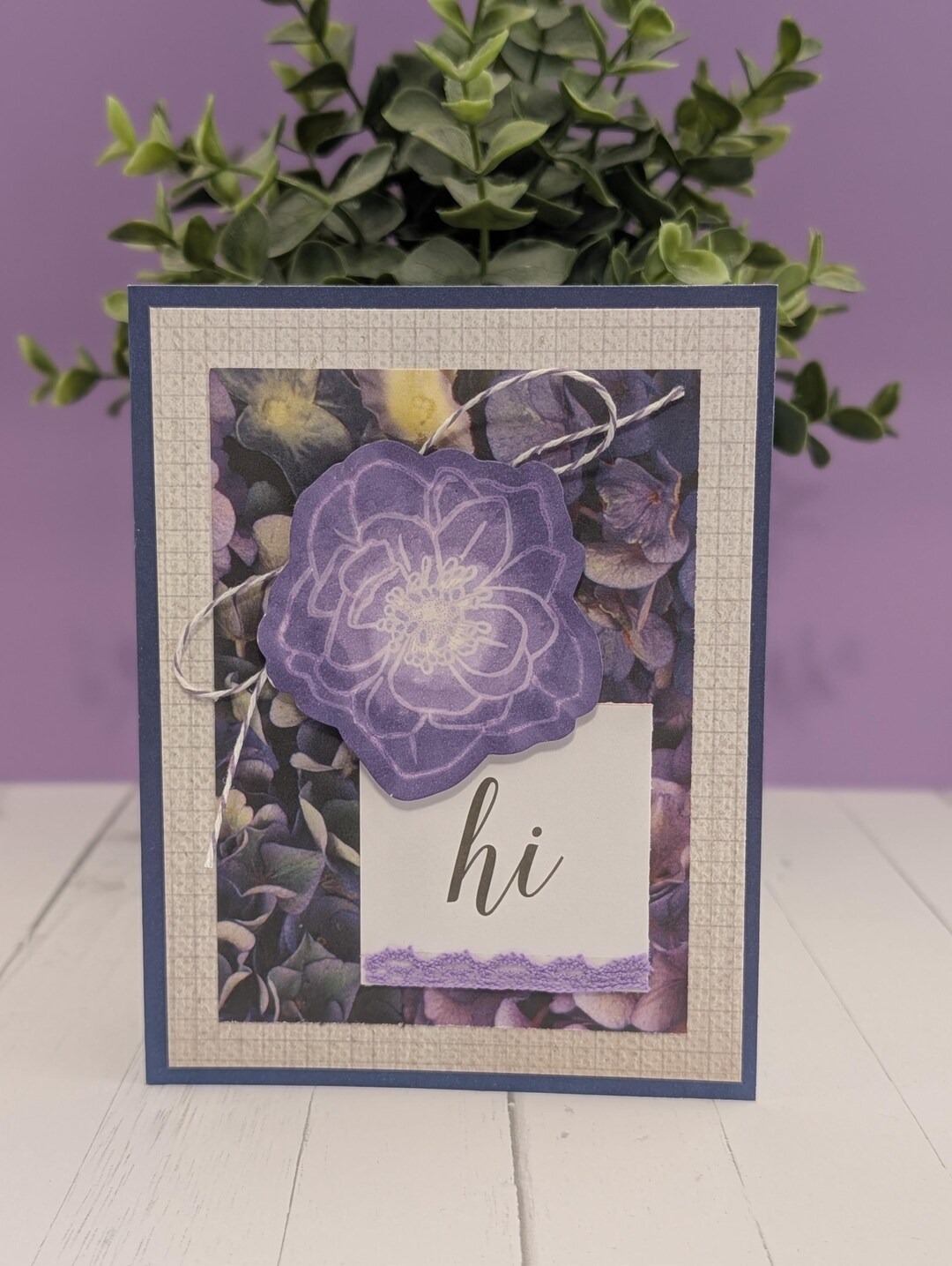 Hello Greeting Card - Etsy