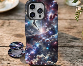 Surreal Cosmic Nebula Phone Case,Mysterious Sci‑fi Space Galaxy,For iPhone 17 16 15 14 13 12 11 Pro Max,Samsung Galaxy S26 S25 S24 S23 Ultra