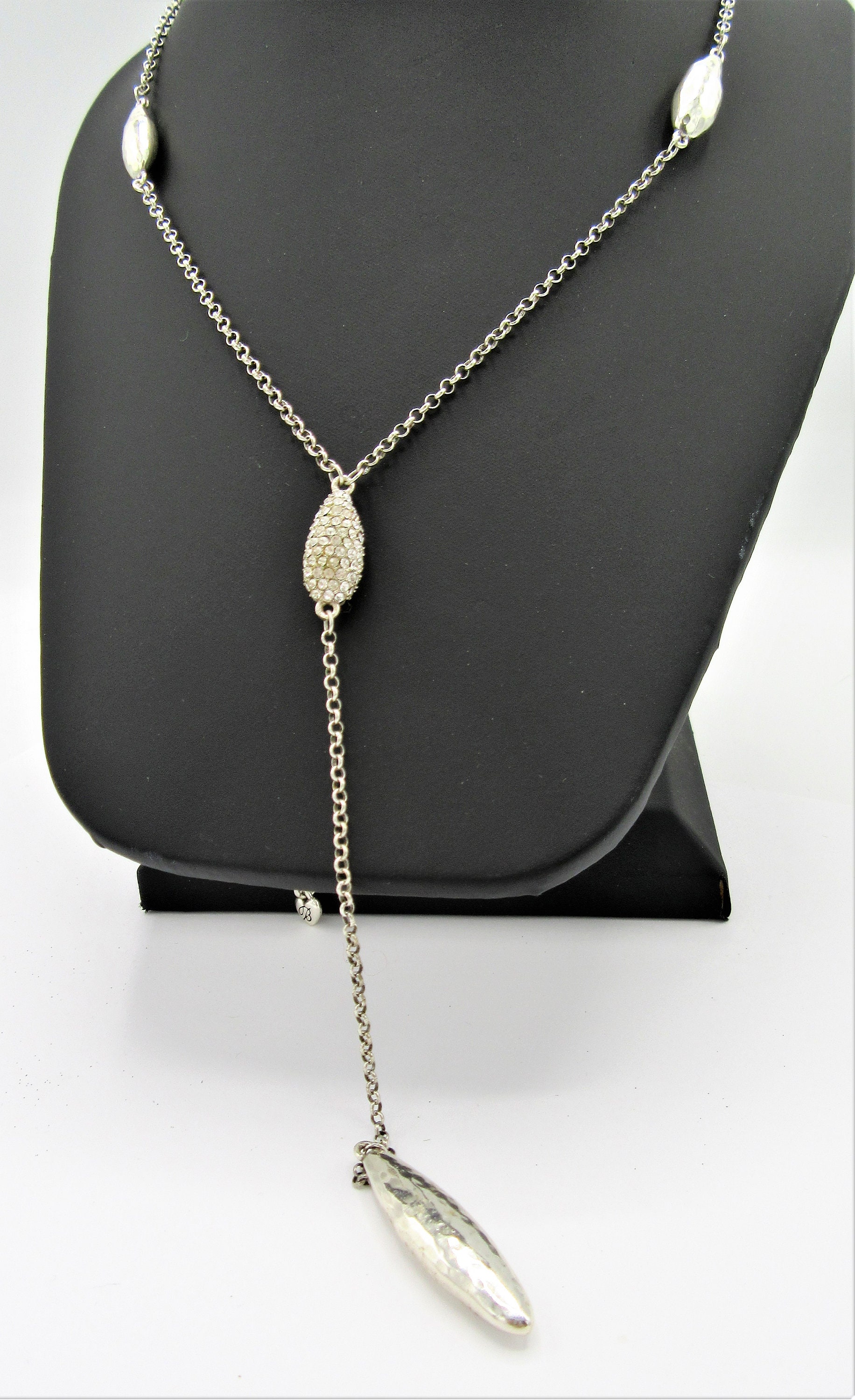 Brighton Lariat Necklace Hammered 