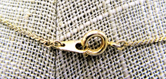 Gold Pendant Necklace,  Monogrammed Pendant,  Flo… - image 6