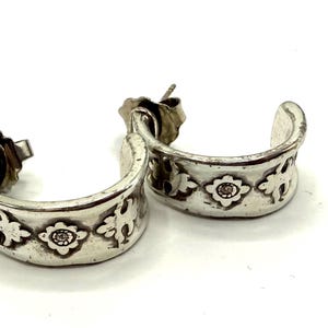 Brighton Style Earrings, Dangle and Drop, Crystal Detail Enhanced, Push Back Pierced image 1