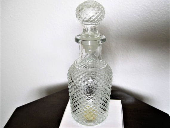 Avon Apothecary Decanter, Plastic Covered Stopper, 60's Flavor Fresh