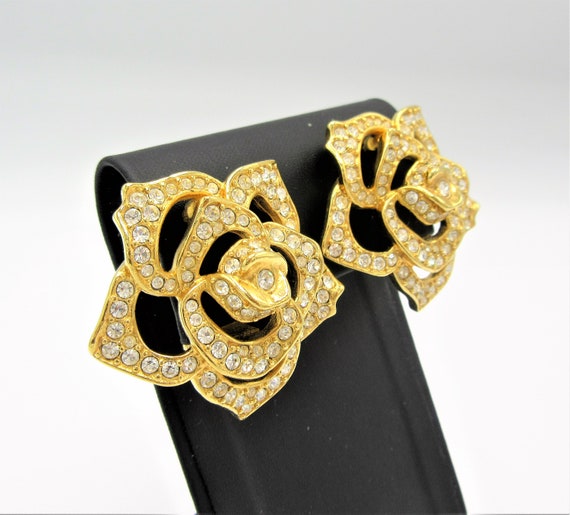 Elizabeth Taylor Rose Earrings,  Jewelry for Avon… - image 3