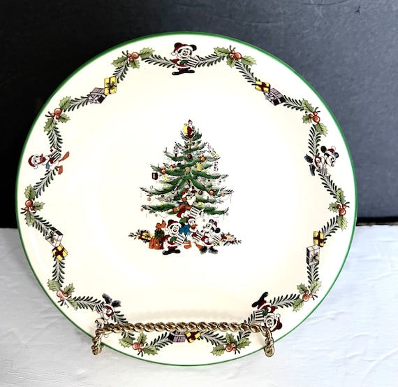 Spode DISNEY 6 1 4 Inch Dish 2003 Disney s Christmas Tree Collection Made in England Bowl Etsy Canada