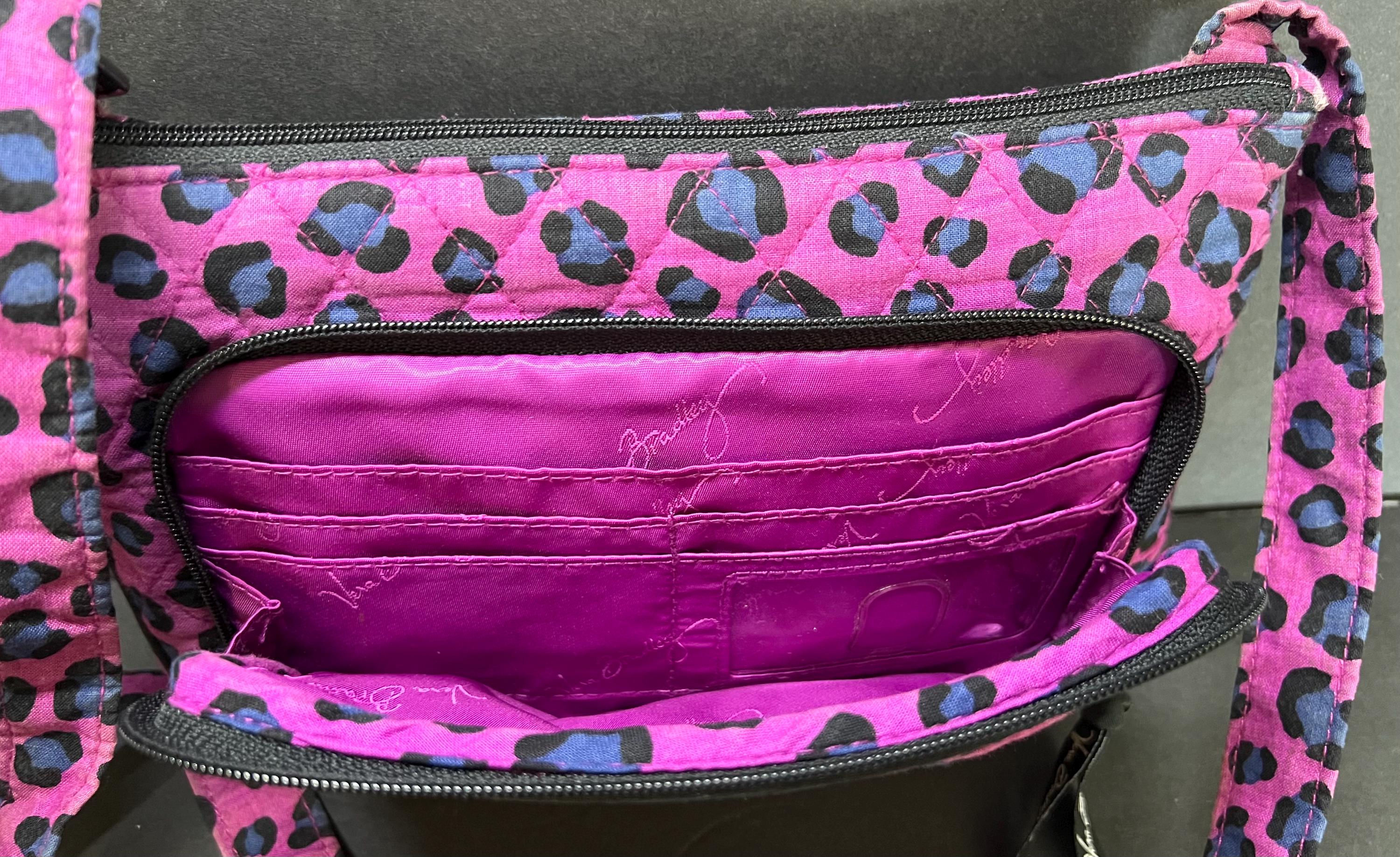 Vera bradley leopard crossbody hotsell