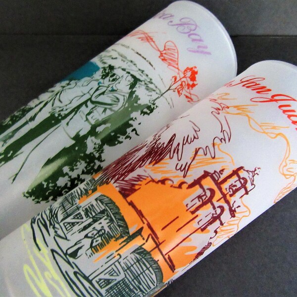 Frosted Glasses Etsy