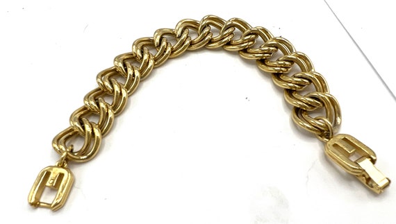 Givenchy Bracelet, Chunky Gold Chain,  Logo Clasp… - image 3