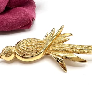 Original vintage 1965 CHRISTIAN DIOR Brooch Green Emerald