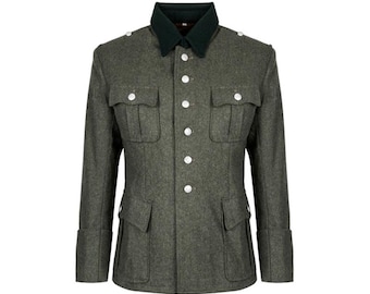 M36 Wollwalk Tunika Jacke - Reenactment Feldbluse Reenactment