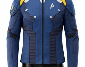 Starfleet Inspired Blue Sci-Fi Jacket – Men Women Cosplay Uniform Coat