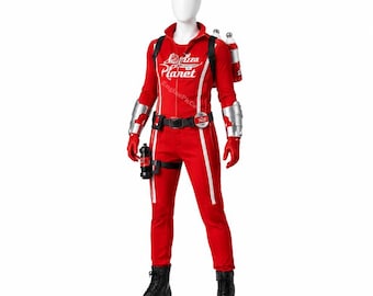 Retro Pizza Planet Jumpsuit – Fallout Inspired Sci Fi Cosplay Costume
